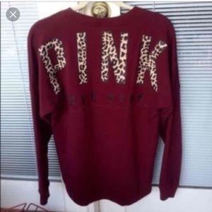 Vs maroon and leopard crew